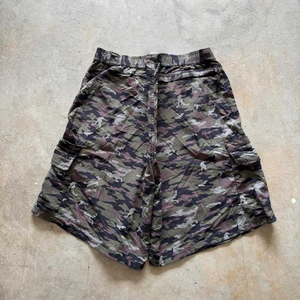 Baggy Camo Guide Gear Cargo Shorts Long Jorts Vintage Y2K Surf